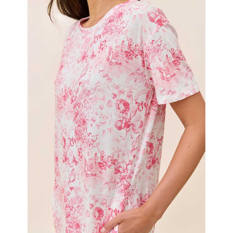 Papinelle Toile Organic Cotton Knit Midi Nightie image number 2